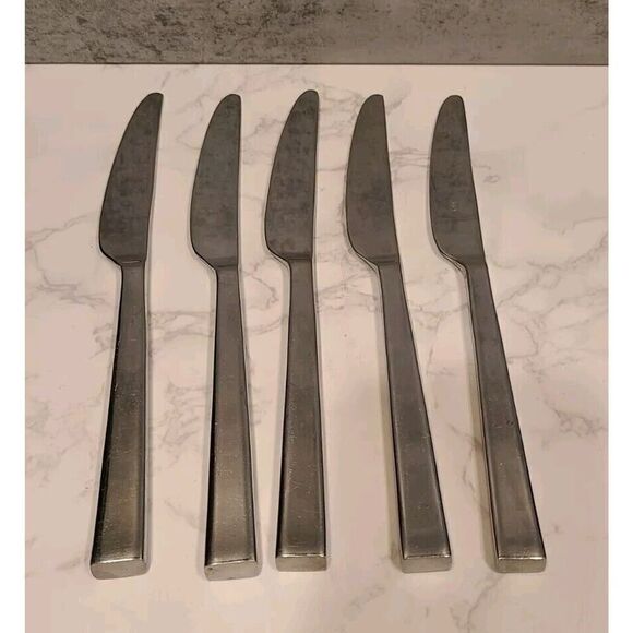 Dansk Meridian 18/10 Dinner Knives Stainless Glossy 9" Set of 5 | EUC Dining - Picture 1 of 6